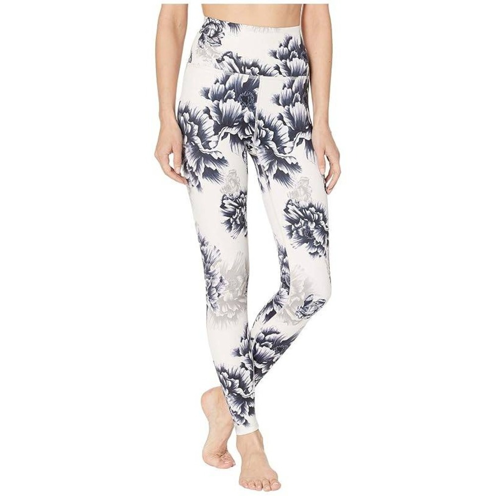 Beyond Yoga Olympus High Waist Sandstone Peony Floral Midi Legging‎ S